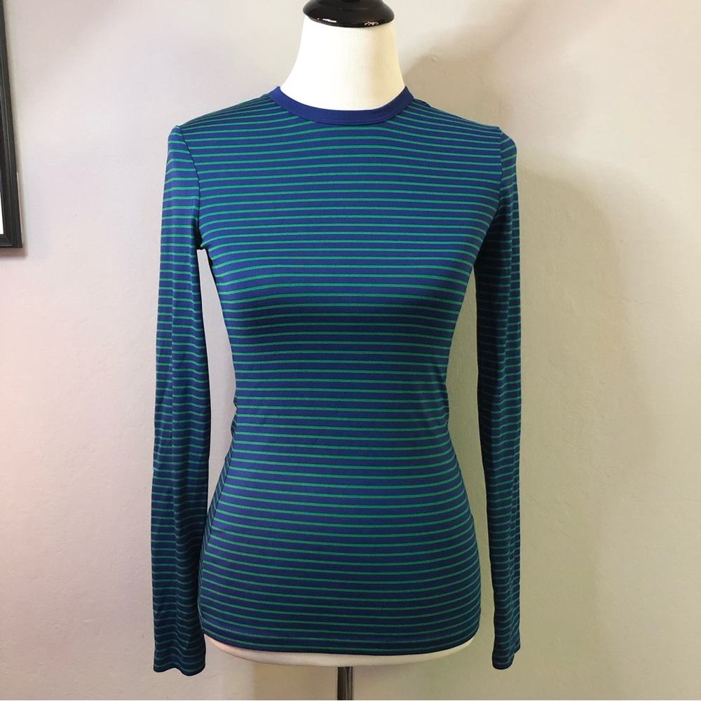 Tory Sport Striped Long Sleeve Shirt